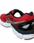 Asics running shoe for boys Gel Nimbus 18 C600N 2393 red-silver-black