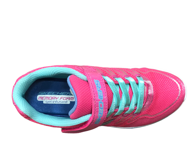 Skechers Dream N Dash Whimsy Girl 81131L NPAQ shock pink girls&#39; sneakers