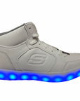 Skechers Youth shoe with Energy Lights 90600L BLK white