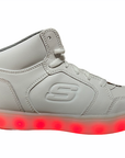 Skechers Youth shoe with Energy Lights 90600L BLK white