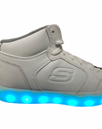 Skechers Youth shoe with Energy Lights 90600L BLK white