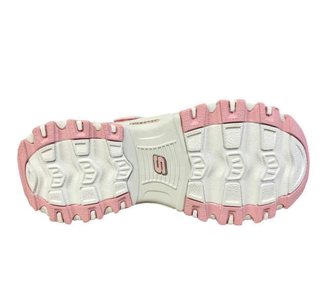 Skechers for girls and girls&#39; free time D&#39;Lites Lil Lace Gal 664086L LTPK pink