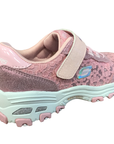 Skechers for girls and girls' free time D'Lites Lil Lace Gal 664086L LTPK pink