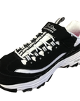 Skechers sneakers for girls and boys D'Lites Crowd Appeal 80588L BKW black white
