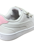 Puma Shuffle V Inf girl's tear-off sneaker shoe 375690 04 white-pink