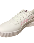 Puma sneakers da bambina Carina Marble Glitter PS 375090 01 white
