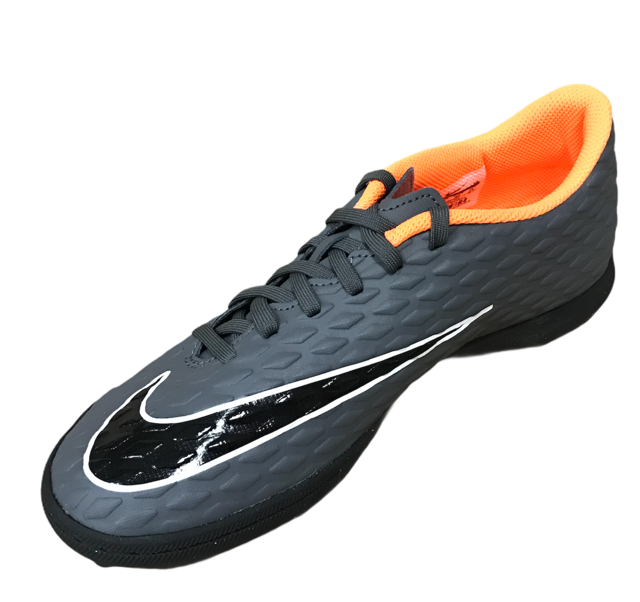 Nike men&#39;s soccer shoe Phantomx 3 Club TF AH7281 081 dark grey-orange