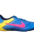 Nike men's indoor soccer shoe Elastico Pro 415121 467 blue pink yellow