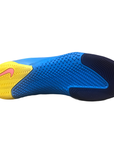 Nike men's indoor soccer shoe Elastico Pro 415121 467 blue pink yellow