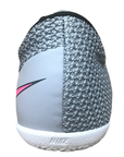 Nike men's indoor soccer shoe Mercurialx Pro IC 725244 060 gray pink