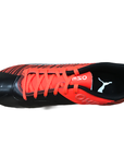 Puma scarpa da calcio da uomo One 5.4 FG/AG 105605 01 nero-rosso-argento