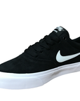 Nike scarpa sneaker da skateboard SB Charge in camoscio da ragazzo CT3112 002 nero