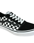 Vans boys' checkered sneakers shoe Ward VN038J9PVJ1 black-white