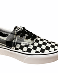 Vans women's sneakers shoe with Era Platform wedge with checked pattern VN0A3WLUVYD1 white black