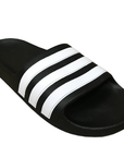 Adidas junior slipper for sea and pool Adilette Aqua F35556 black-white