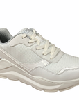 Skechers women's sneakers shoe with heel lift Rovina Clean Sheen 155046/WHT white
