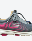 Skechers women's walking shoe Go Walk 5 Exotic 124009/GYPK gray pink