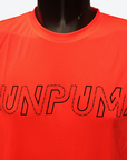 Puma Run Logo men's short sleeve t-shirt 52020384 lava red-black