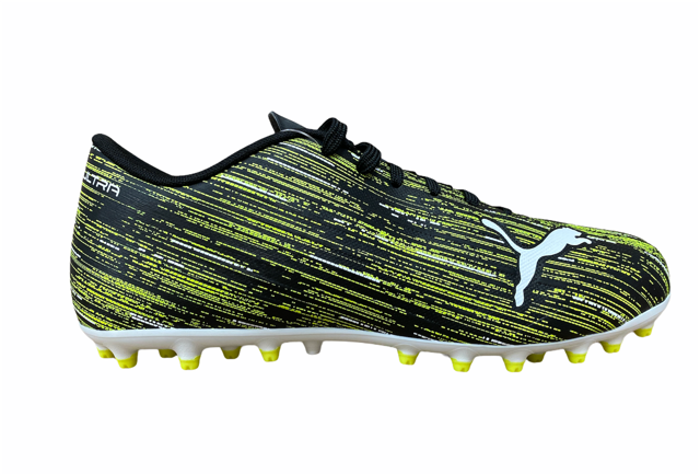 Puma scarpa da calcio-calcetto da uomo Ultra 4.2 MG 106356 02 nero-bianco-giallo