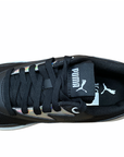 Puma women's sneakers shoe X-Ray Lite Metallic 368858 04 black white purple