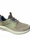 Skechers scarpa casual uomo Delson 3.0  Cicada 210238 TPE taupe