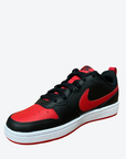 Nike boys sneakers shoe Court Borough Low BQ5448 007 black red
