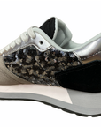 SUN68 women's sneakers shoe Kate Sequins Z31221 4711 dark gray black