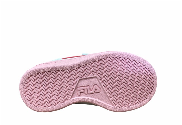 Fila scarpa sneakers da bambino Arcade Velcro 1011078.94F bianco corallo