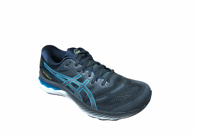 Asics men&#39;s running shoe Nimbus 23 1011B004 020 grey-water blue
