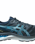 Asics men's running shoe Nimbus 23 1011B004 020 grey-water blue