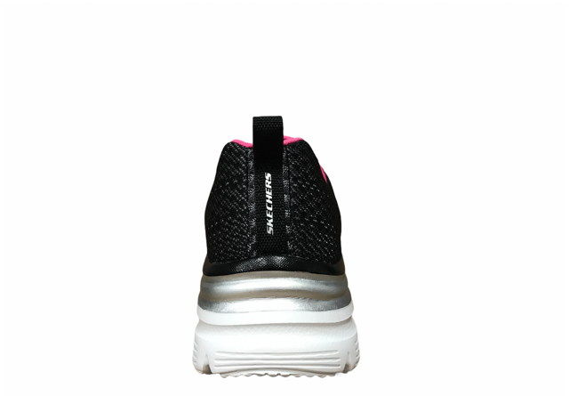 Skechers women&#39;s sneakers shoe Fashion Fit Bold Boundaries 12719 BKHP black pink