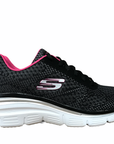 Skechers women's sneakers shoe Fashion Fit Bold Boundaries 12719 BKHP black pink