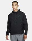 Nike felpa con cappuccio e cerniera intera Essential CU5358-010 nero argento