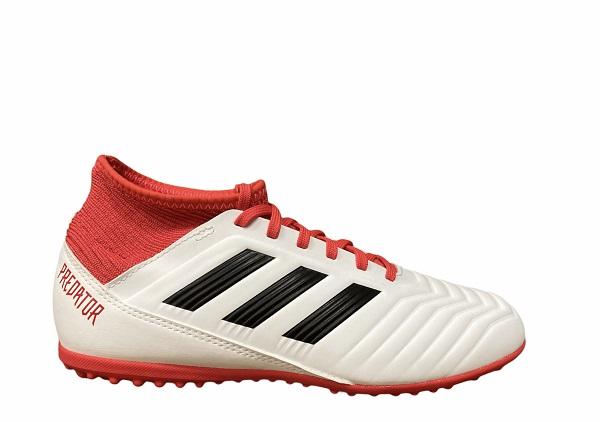 Adidas Predator Tango 18,3 TF J scarpe da calcetto da bambino CP9040 white red