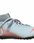 Nike scarpa da calcetto da ragazzo con calzino Superfly 6 Club TF AH7345 060 grigio