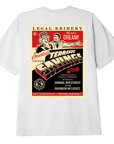 Obey short sleeve men's t-shirt Amerca's Savings 165262644 white