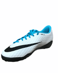 Nike Hyperveomx Phelon III TF boy's soccer shoe 852598 104 white light blue
