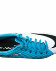 Nike scarpa da calcetto da ragazzo Hyperveomx Phelon III TF 852598 104 bianco azzurro