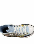 Converse high-top sneakers for girls Ctas Hi Chambray 670170C chambray blue bold