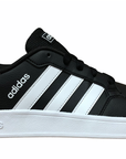 Adidas scarpa sneakers da ragazzo Breaknet K FY9507 nero-bianco