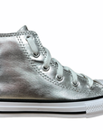 Converse high ankle sneakers shoe Ctas Hi Metallic G 670179C metallic silver
