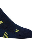 Asics 2 paia di calze da corsa ammortizzanti 2ppk Cushioning Sock 3013A238 003 blu-giallo