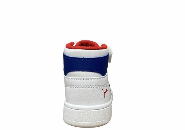 Puma Rebound Layup boy&#39;s sneakers shoe 370488 05 white blue