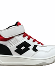Lotto Tracer Mid CL SL T6743 white black boy's sneakers shoe