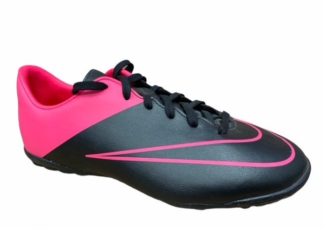 Nike boys&#39; soccer shoe Mercurial Victory V TF 651641 006 black-pink