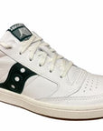 Saucony Originals Jazz Court S70555-8 white-green leather sneakers shoe
