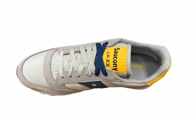 Saucony Originals scarpa sneakers da uomo Jazz S2044-605 grigio-giallo