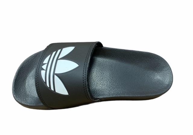 Adidas women&#39;s pool or sea slipper Adilette Lite FU8298 black white