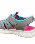 Skechers girls' sandal Flex Sandal Aqua Steps 86939/GYTQ grey-turquoise