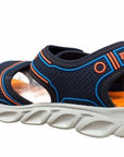 Skechers solder for children with Lights Hypno Splash 90522L/NVOR blue-orange
